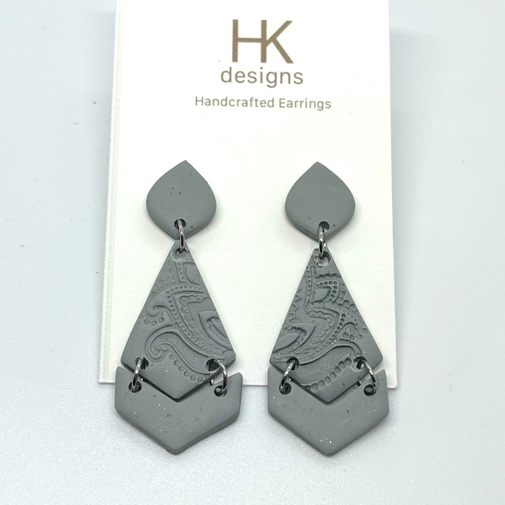 NWT Handmade Clay Earrings